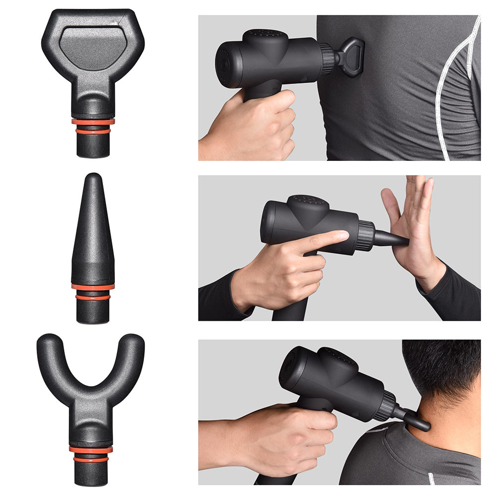 Yescom Deep Tissue Massage Gun Recharge Cordless 6 Heads