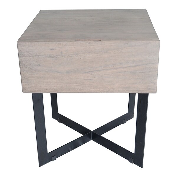 Aurelle Home Tinett Modern Storage Side Table