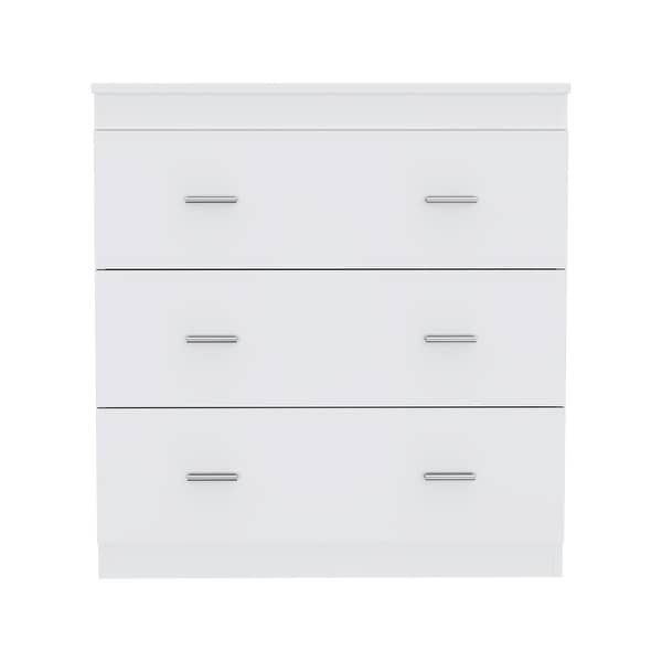 Classic Style 3-Drawers Dresser Chests for Bedroom， Superior Top， Modern Storage Dressers Organizer for Living Room， Hallway - - 37828122