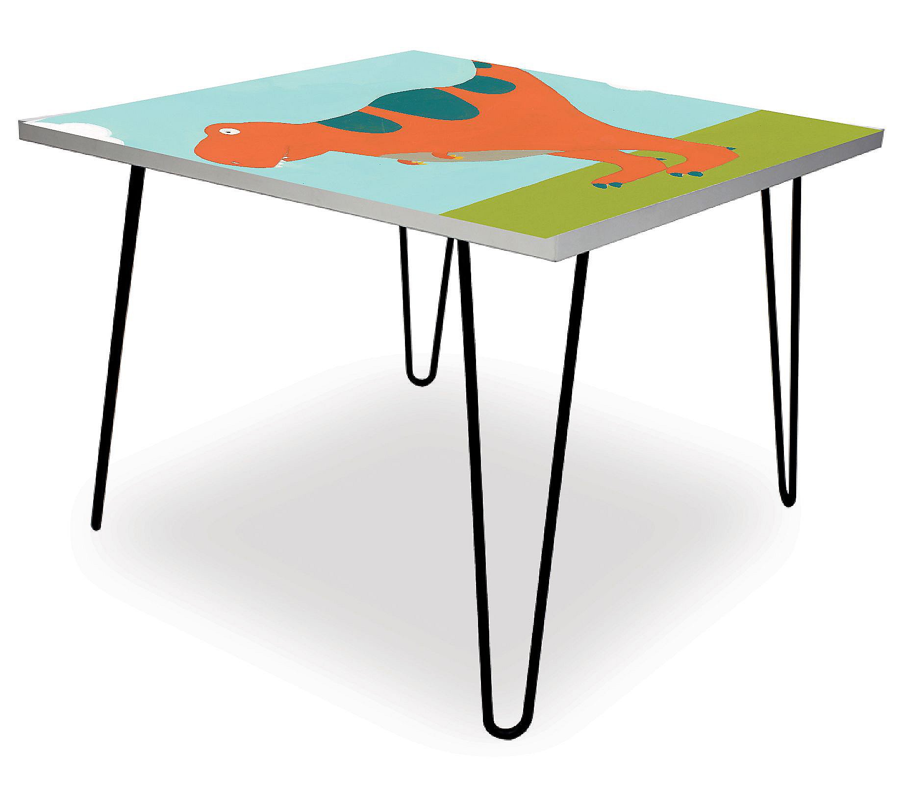 Courtside Market Dinosaur I 24x24 Square Table