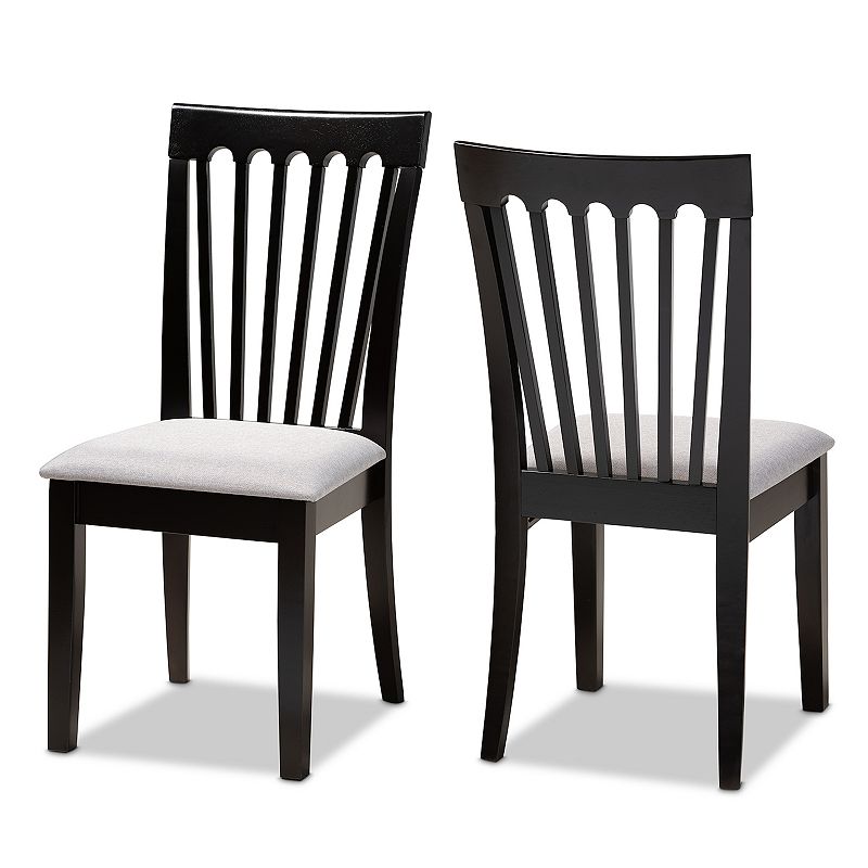 Baxton Studio Minette Dining Chair 2-piece Set