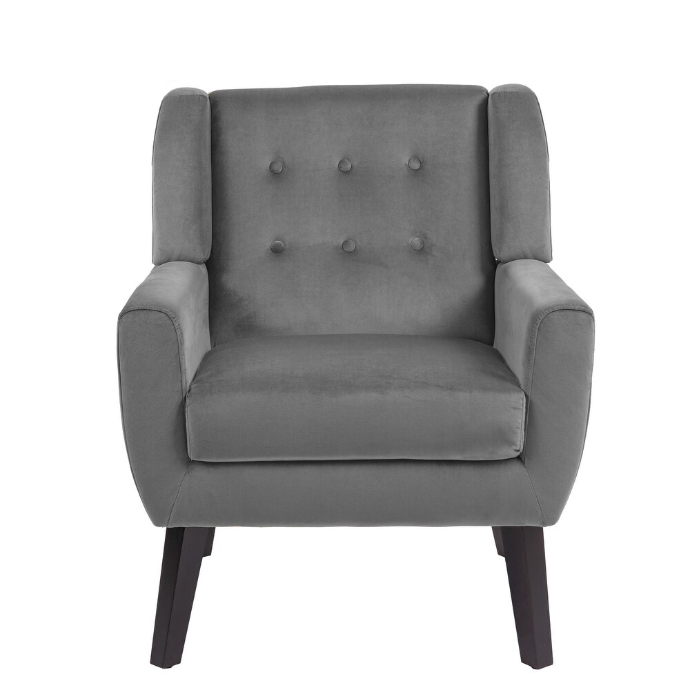 Modern Accent Chair Velvet Armchair