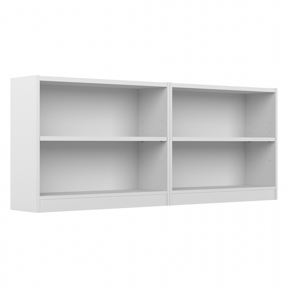 Universal 2 Shelf Bookcase Set of 2 by Bush Furniture   36.97\