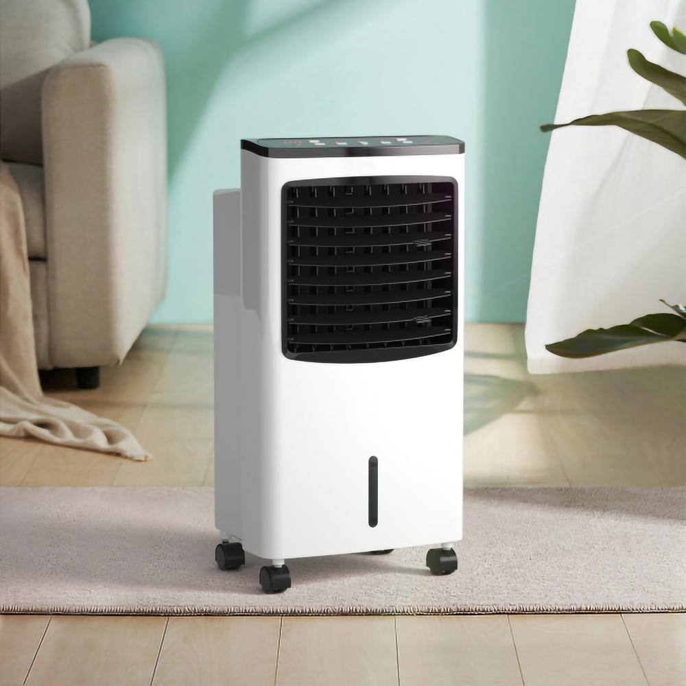 Aoibox 3-in-1 Portable Evaporative Air Conditioner Cooler with Remote Control for Home and Office in White SNSA05FN021