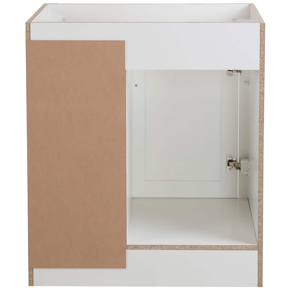 Home Decorators Collection Westcourt 30 in W x 21 in D Bathroom Vanity Cabinet Only in White