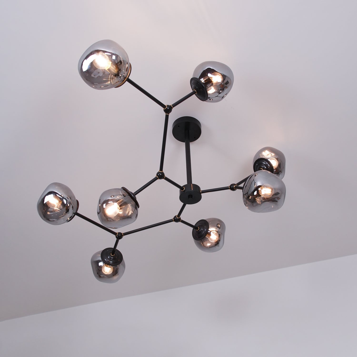 Molecular Glass Chandelier