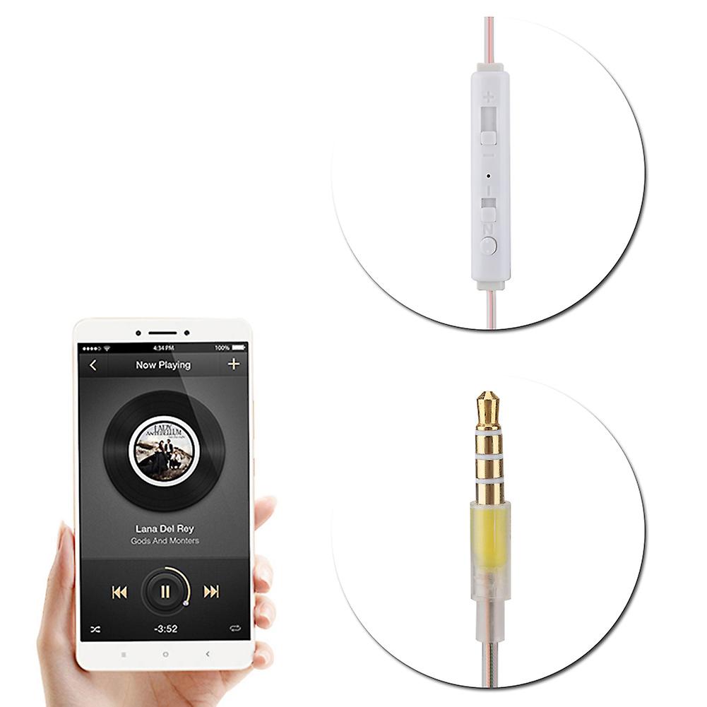 In Ear Headsets Air Tube Security Earpiece With Mic For Ios For Android Transparent Single