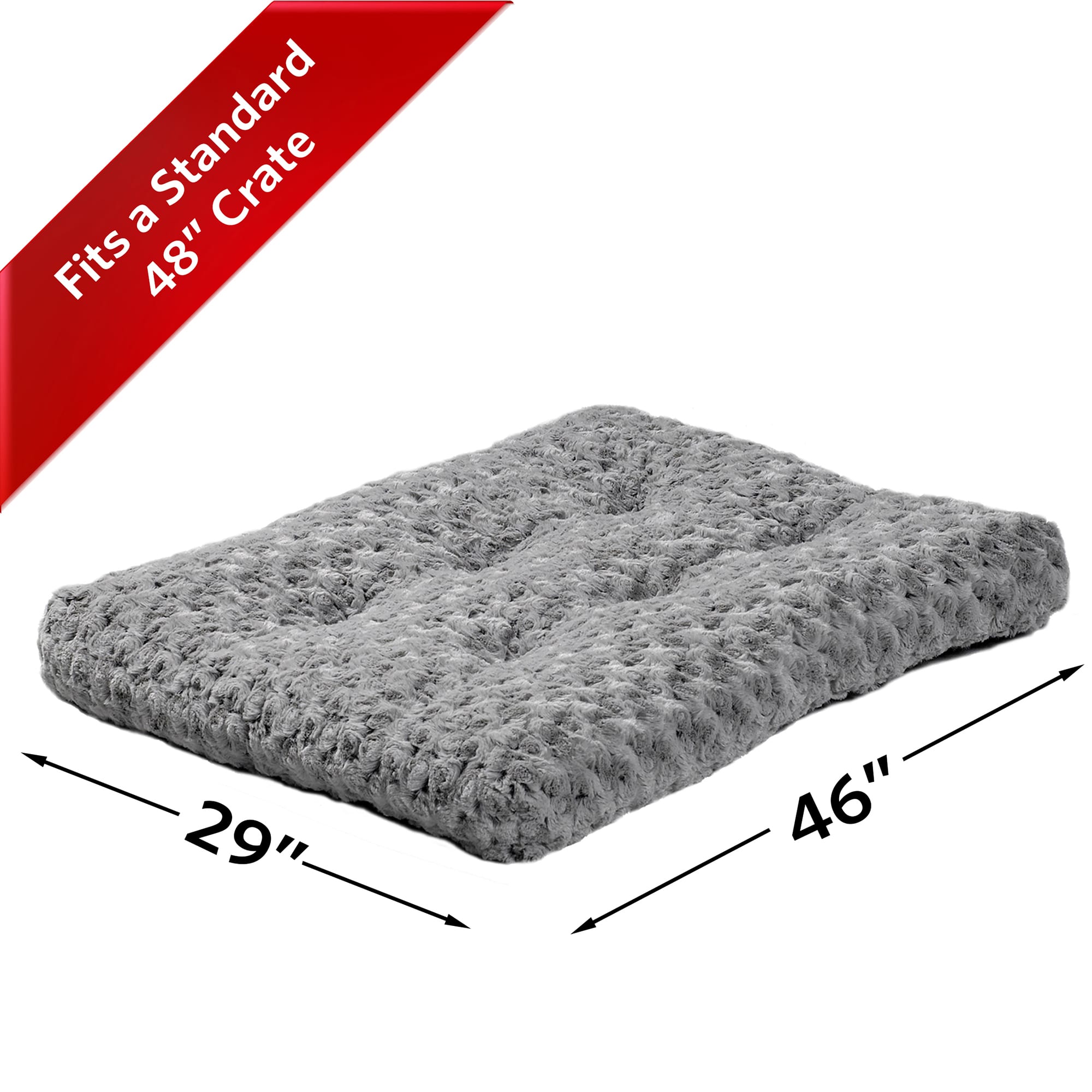 Midwest Quiet Time Ombre Gray Dog Bed， 18