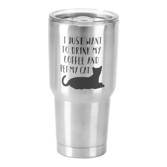 Dicksons SSTUM 20 Tmblr Drink Coffee Pet Cat Ss 30...