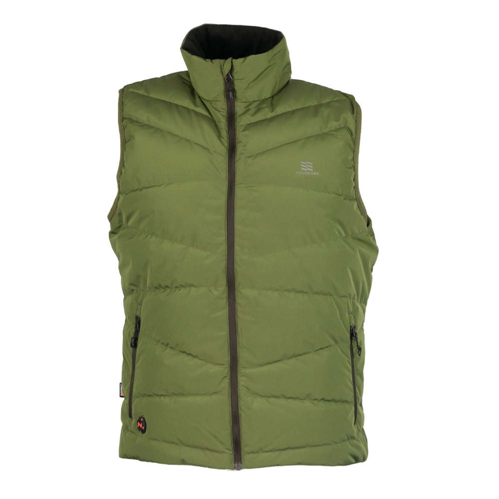 Mobile Warming 7.4V Crest Heated Down Vest Mens Green 3X ;