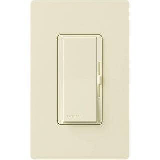 Lutron Diva Dimmer Switch for 0-10V LEDFluourescent Fixtures 8-Amp Single-Pole or 3-Way Almond (DVSTV-AL) DVSTV-AL