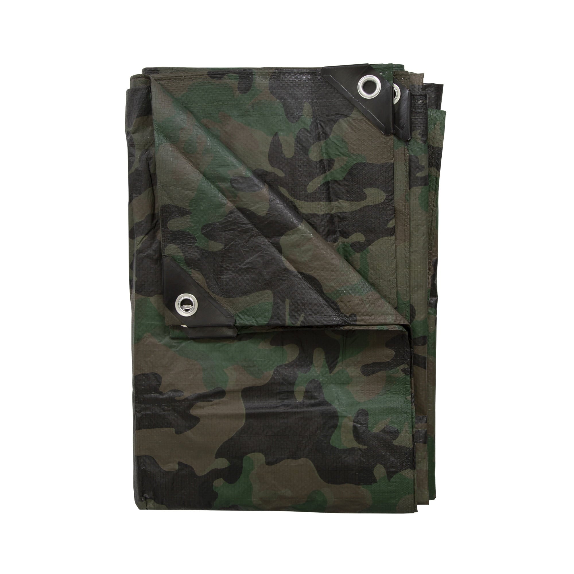 Stansport Medium-Duty Rip-Stop Tarp 6' x 8' - Green Camo