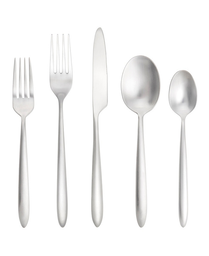 Fortessa Velo Brushed 20-Piece Flatware Set