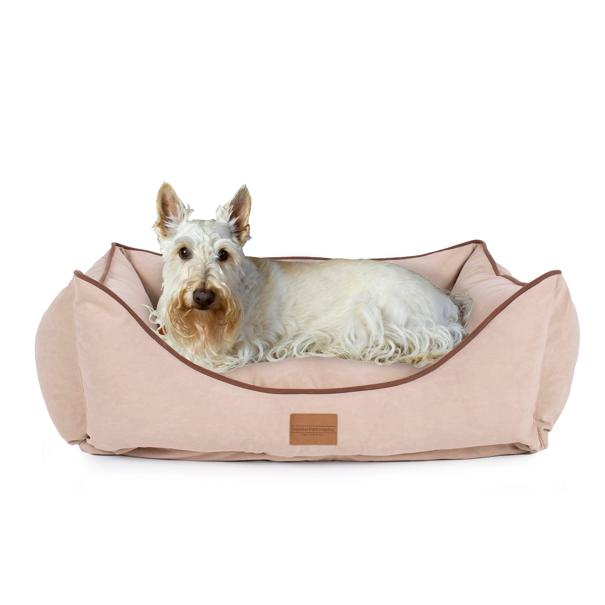 Carolina Pet Company Microfiber Low Profile Kuddler Dog Bed， 30