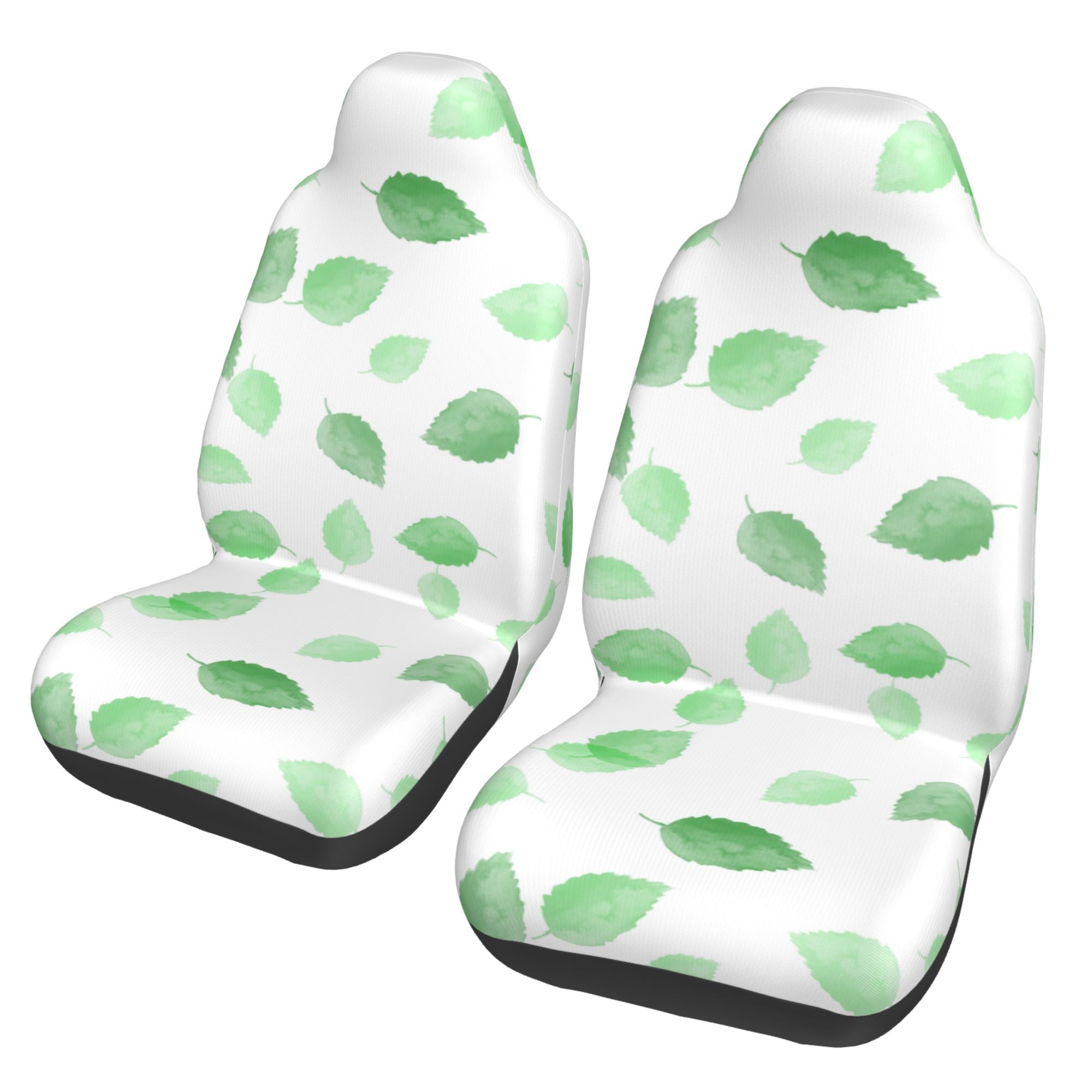 ZICANCN Car Seat Cover Leaves Print Car Front Seat Covers Protectors ， Automotive Seat Covers for Cars Trucks Suv