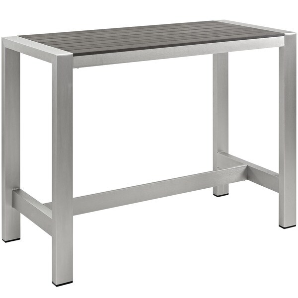 Outdoor Patio Aluminum Bar Table