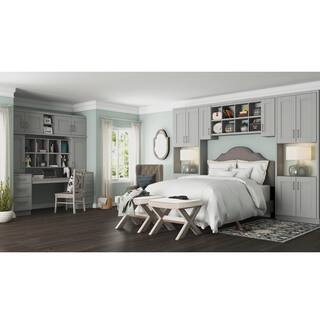 Hampton Bay 91.5 in. W x 0.75 in. H Shoe Molding in Dove Gray KAMTX-DV