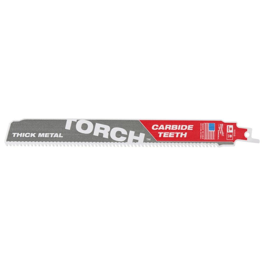 Milwaukee 9 in. 7TPI THE TORCH Carbide Teeth SAWZALL Blade 48-00-5202 from Milwaukee