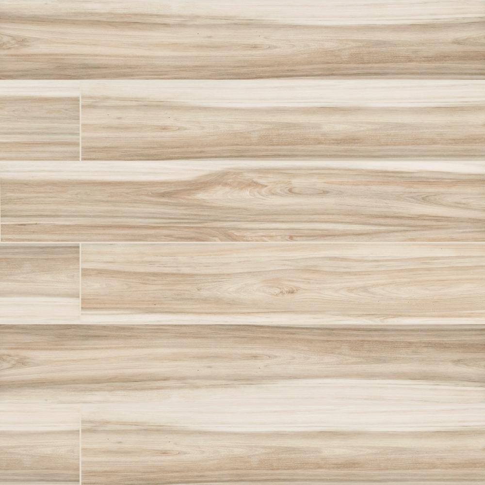 Ansley Amber 8 in. x 40 in. Matte Porcelain Floor and Wall Tile (15.54 sq. ft.Case) NHDANSAMBE8X40C