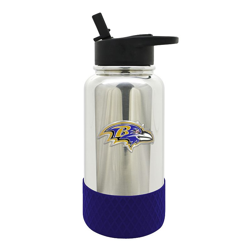 Baltimore Ravens NFL Chrome 32-oz. Hydration Water Bottle