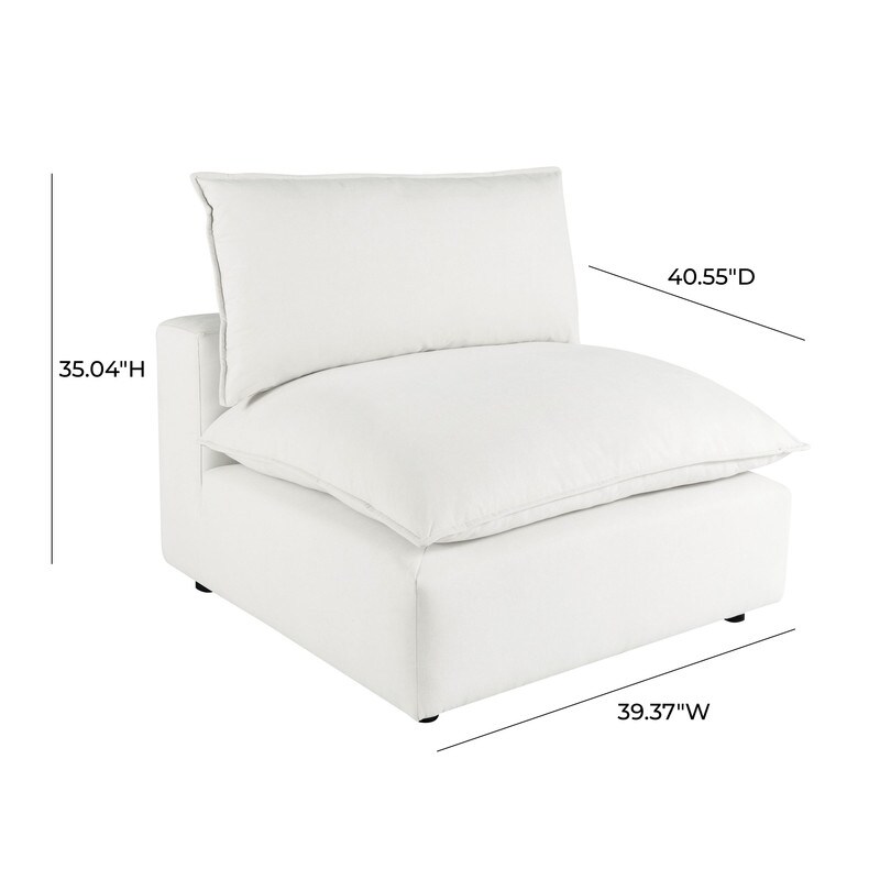 Cali Modular Armless Chair (Single)