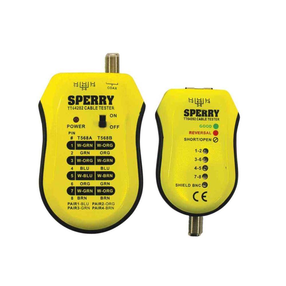 Sperry Coaxial and UTPSTP Cable Tester System TT64202