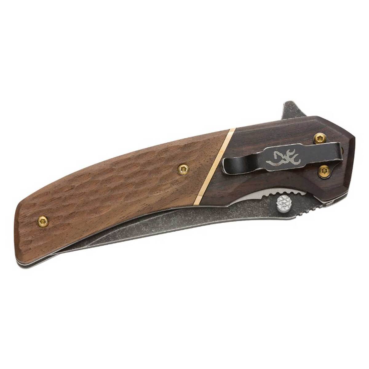 Browning Hunter 3.5 inch Folding Knife  Brown