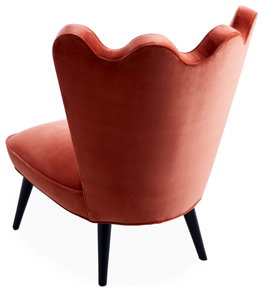 Ripple Slipper Chair   Midcentury   Armchairs And Accent Chairs   by Jonathan Adler  Houzz