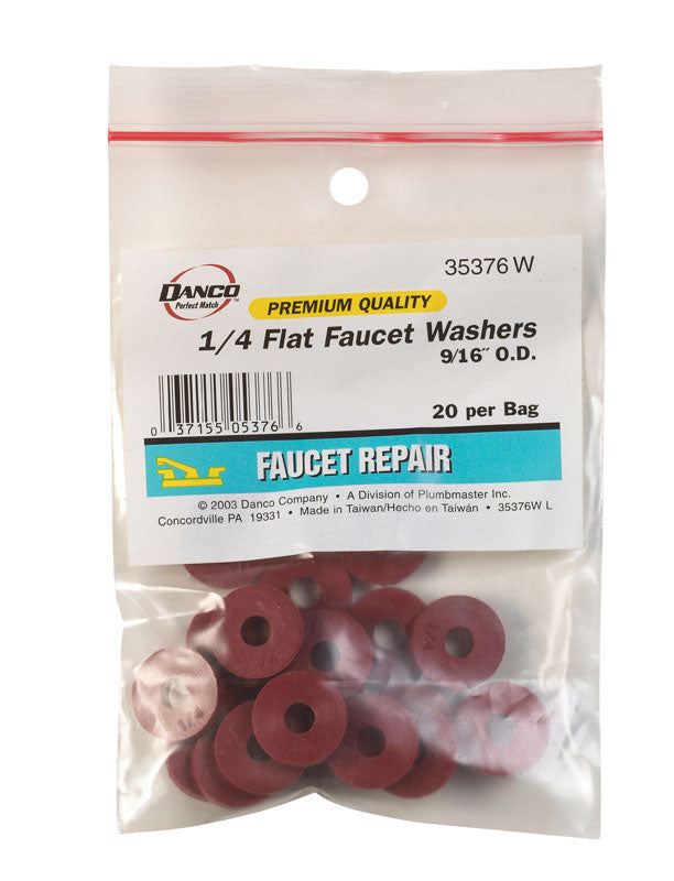 FLAT FAUCET WASHER 1/4