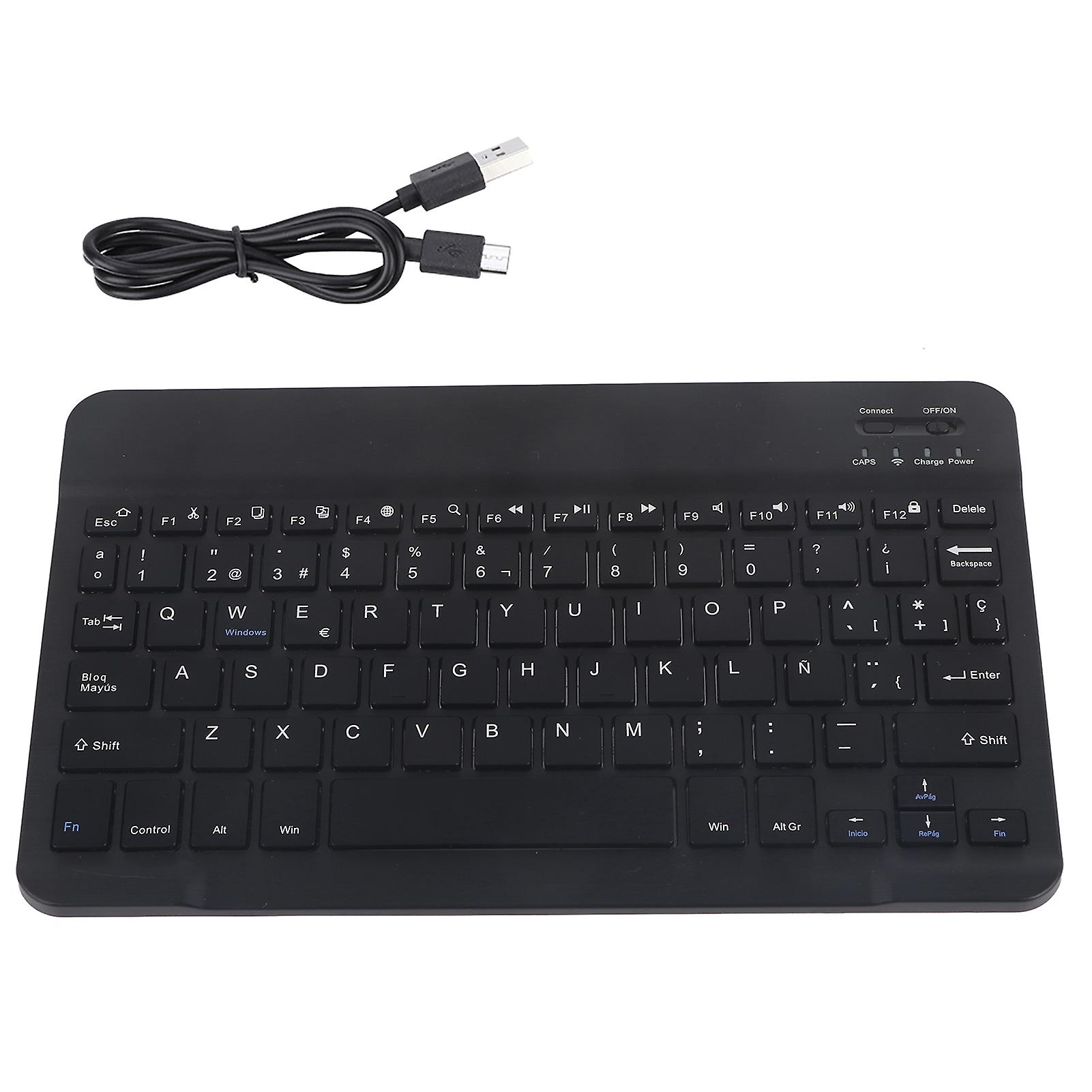 Mini Portable Wireless Bluetooth 3.0 Spanish Keyboard Touchpad For Ios/microsoft/android