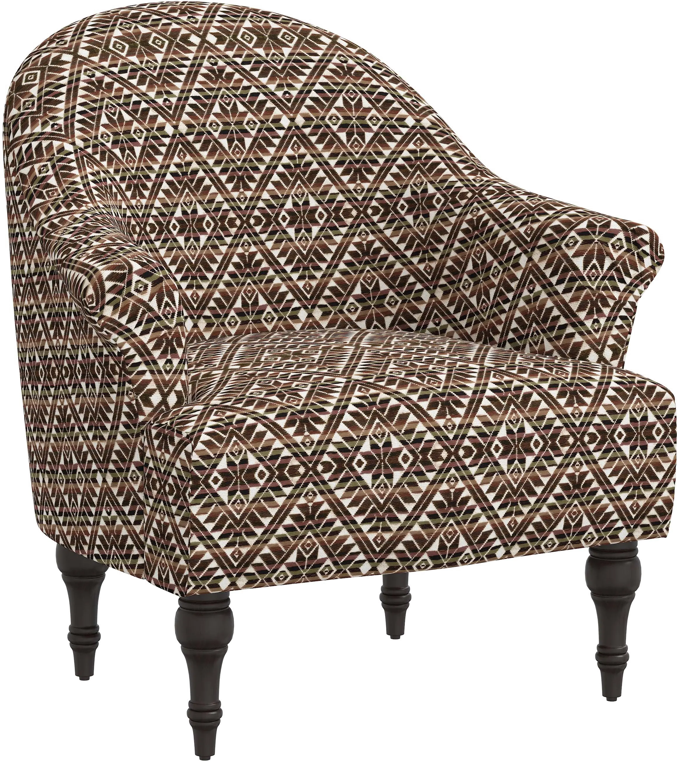 Lila Neutral Diamond Accent Chair - Skyline Furniture