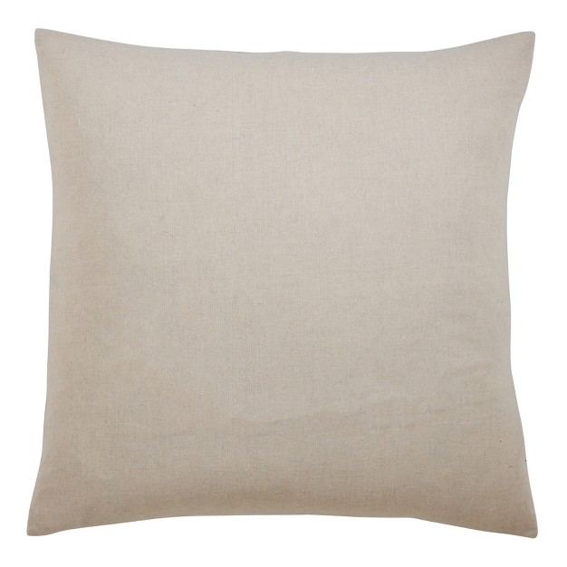 Saro Lifestyle Merry Christmas And Happy New Year Down Filled Pillow