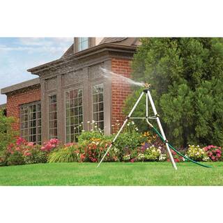 Melnor Deluxe Metal Pulsator Sprinkler with Tripod 9620-8