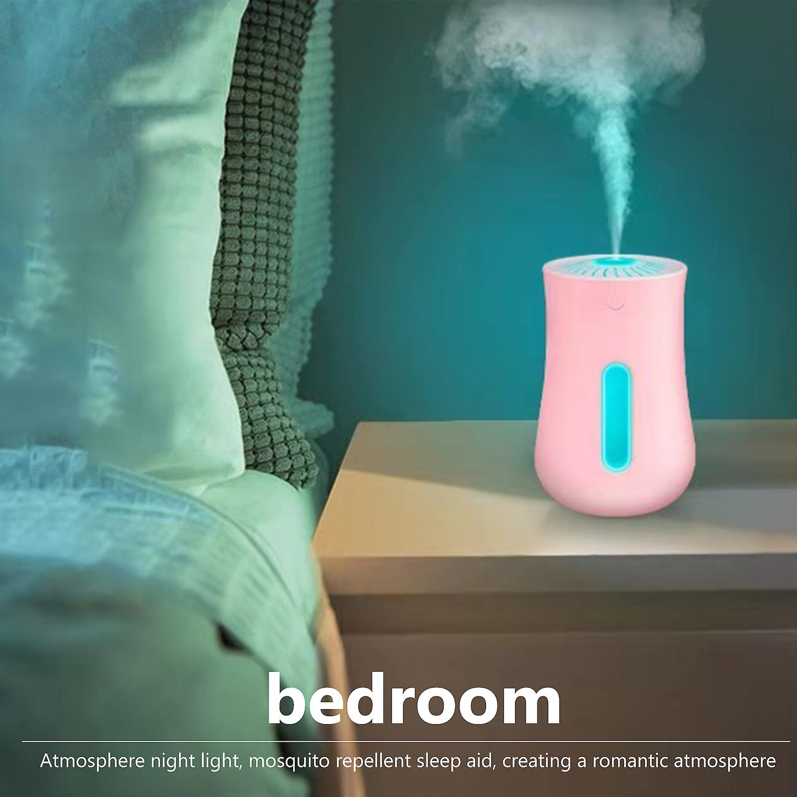 Blue Humidifiers For Bedroom Mini Humidifiers Desk Air Humidifier With Night Light