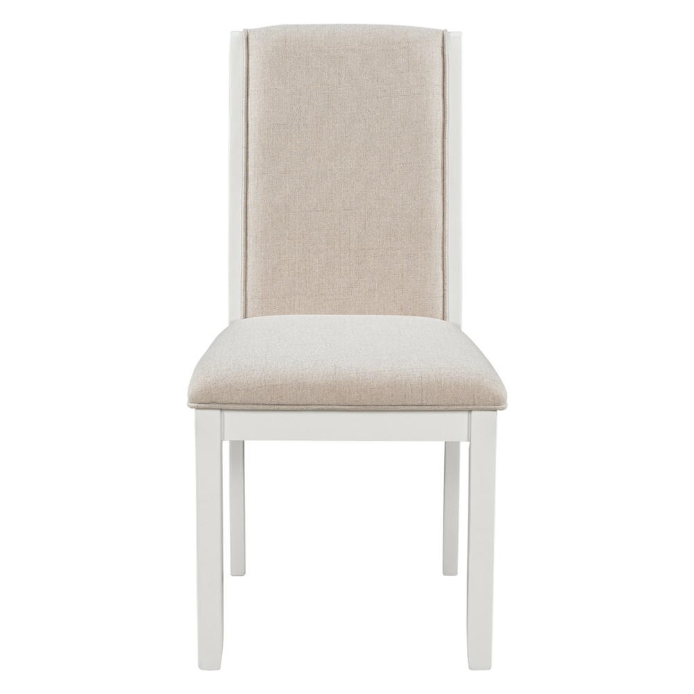 Upholstered Tufted Armless Dining Chair Set of 4