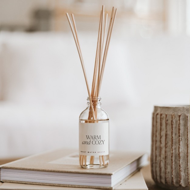 Sweet Water Decor Warm And Cozy Clear Reed Diffuser 3 5oz