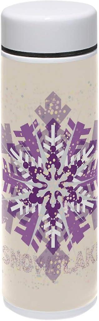 Vacuum Insulated Stainless Steel Water Bottle Purple Snowflake Thermos Tumblers Portable Hyrdoflask Travel Mug