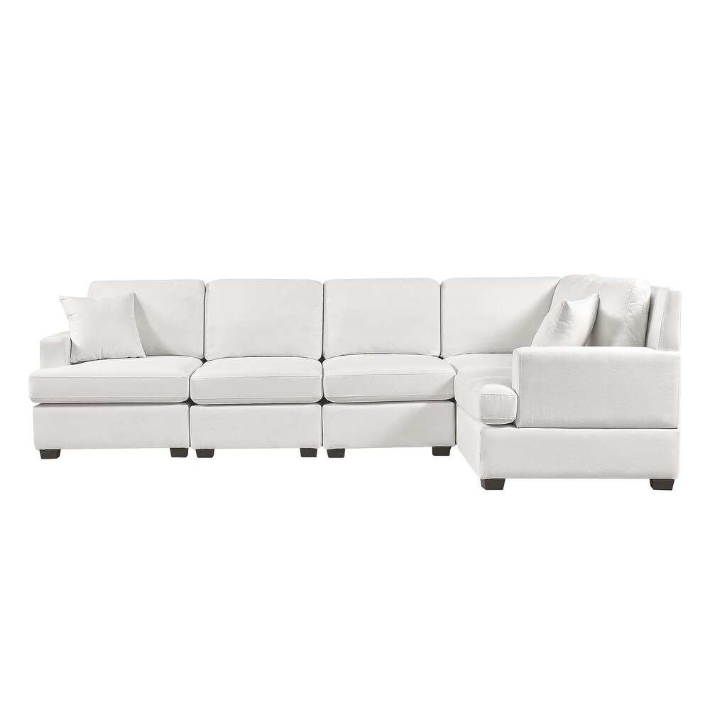 Modern Sectional Modular Sofa with Solid Frame