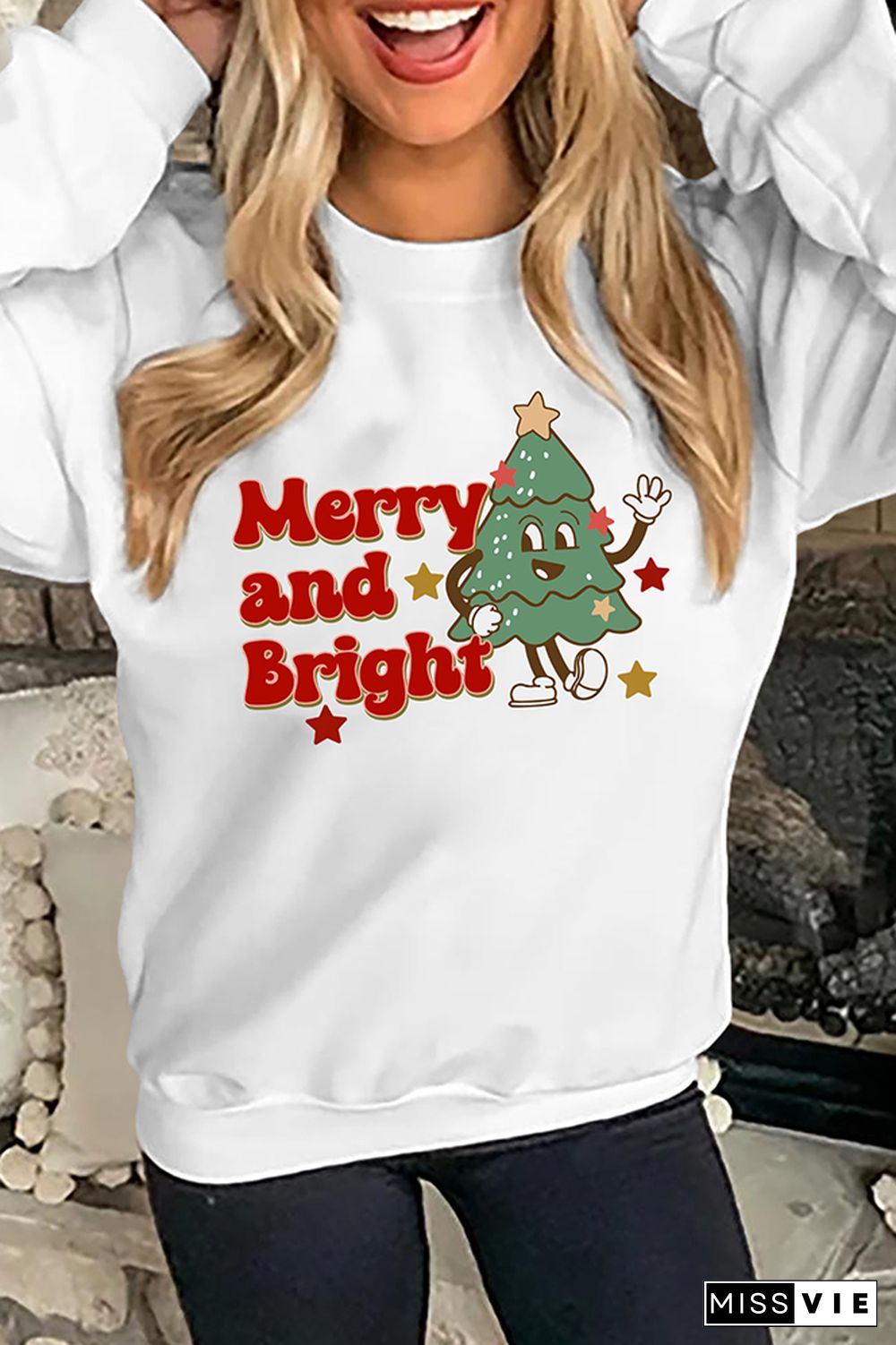 Merry and Bright Sweatshirt Wholesale