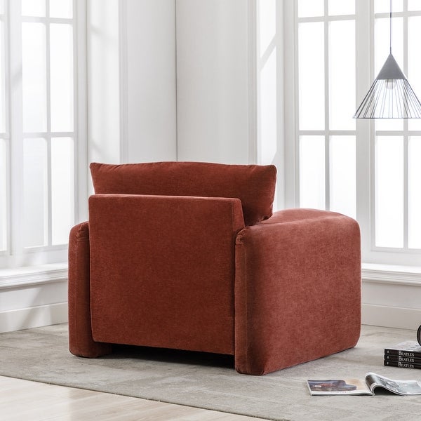 Chenille Oversized Accent Chair Armchair Single Sofa Lounge Chair