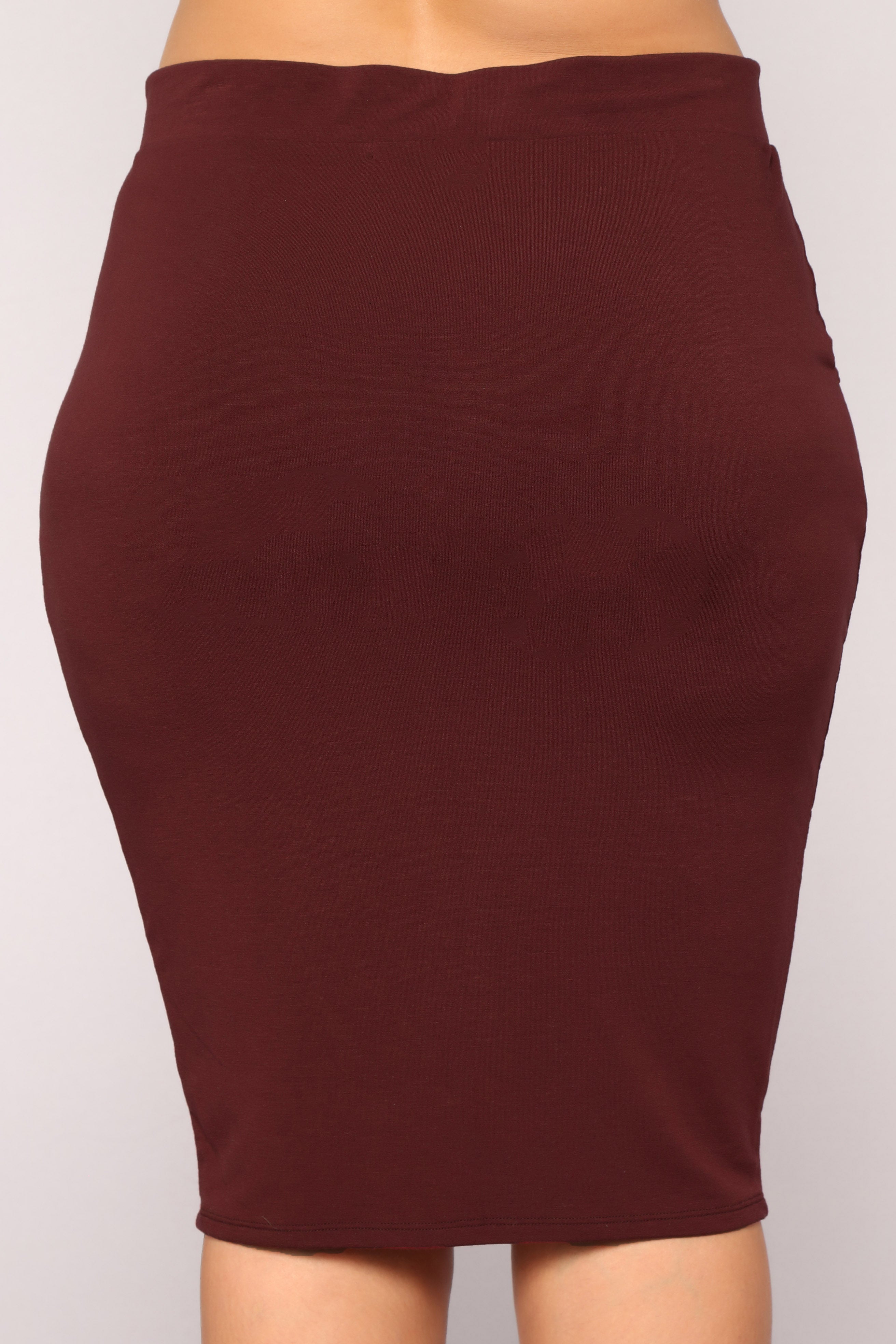 Casual Lover Skirt - Burgundy