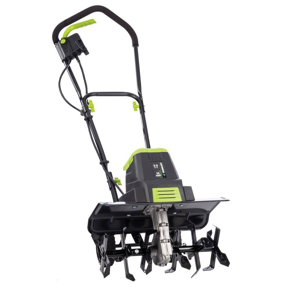 EARTHWISE POWER TOOLS BY ALM 18 in. 14 Amp Electric Garden Tiller Cultivator TC70018EW