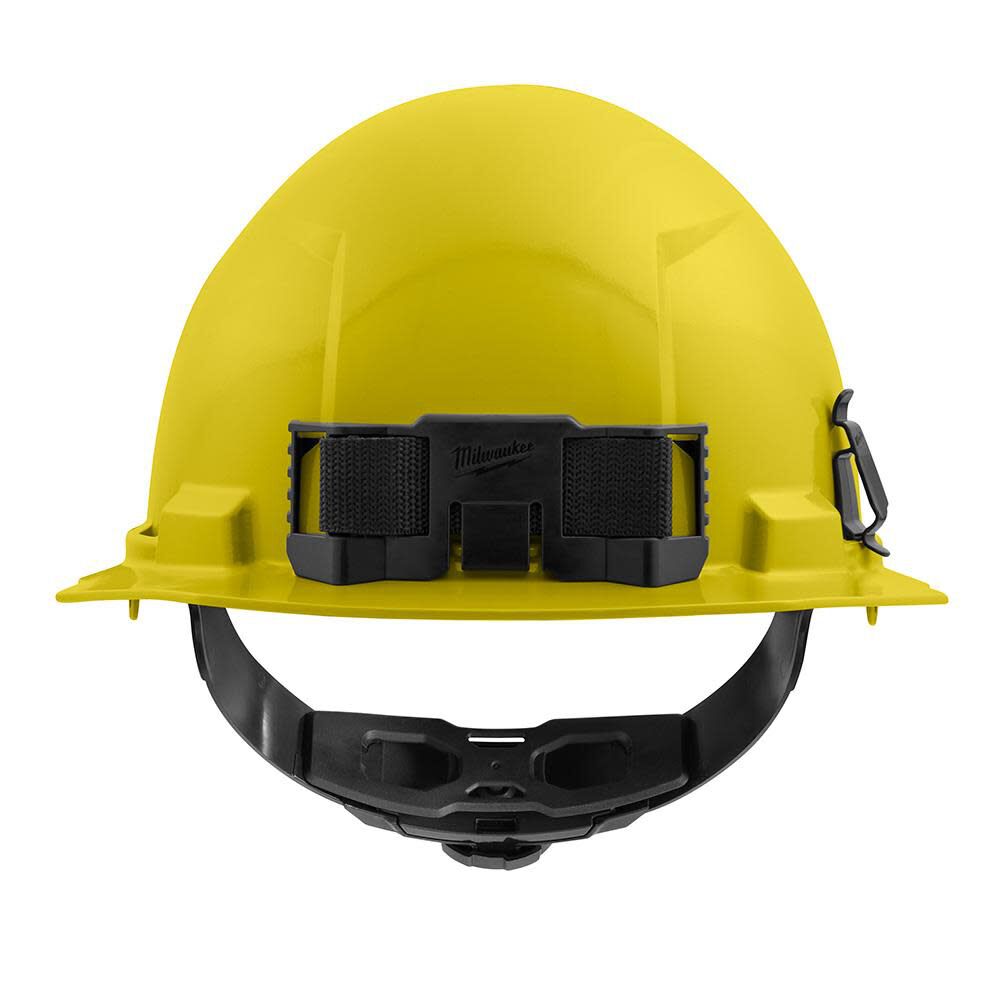 MW Yellow Front Brim Hard Hat with 4pt Ratcheting Suspension Type 1 Class E 48-73-1102 from MW