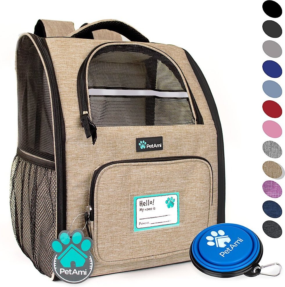 PetAmi Deluxe Backpack Dog and Cat Carrier