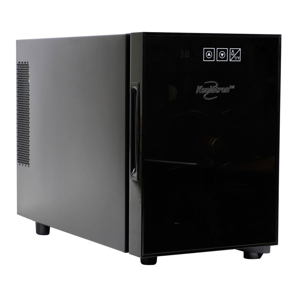 Koolatron 6 Bottle Wine Cooler Black 0.65 cu. ft. (16L) Freestanding Thermoelectric Wine Fridge WC06-ES