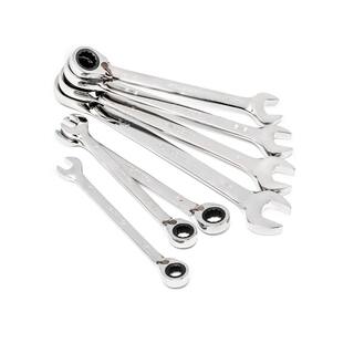 Husky Reversible Ratcheting SAE Combination Wrench Set (7-Piece) HRRW7PCSAE