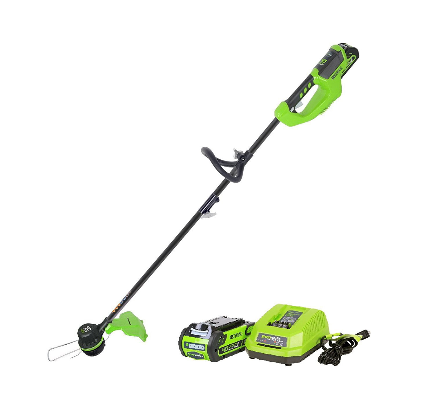 Greenworks 40V 14-inch String Trimmer w/2.0 Ah Battery， ST40L210