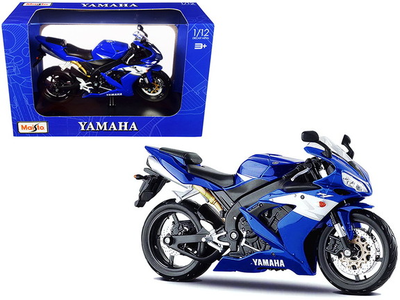 Maisto 31102 32712  2004 Yamaha YZF R1 Blue Bike w...