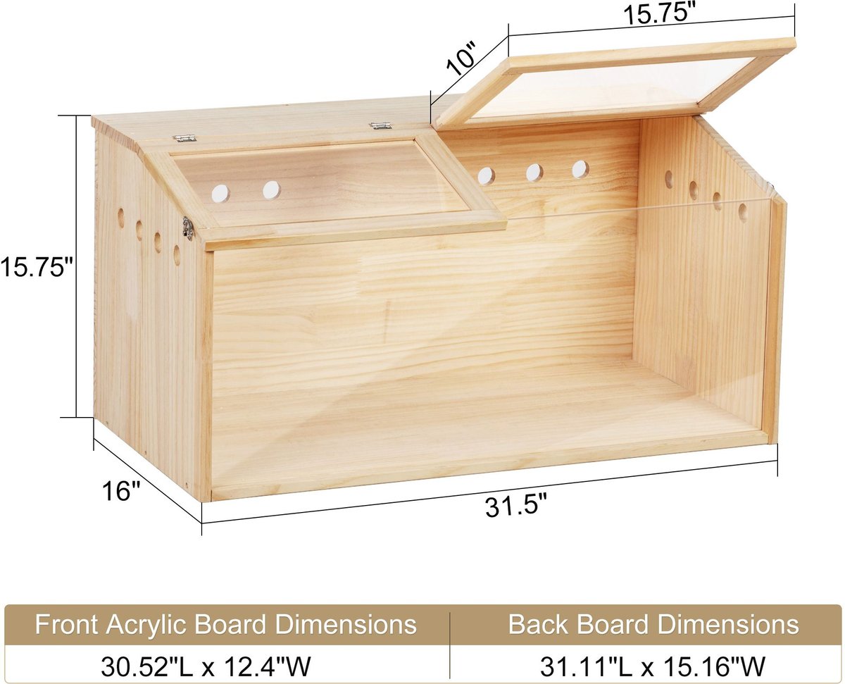 Coziwow Wooden DIY Hamster Cage Small Pets Cabinet