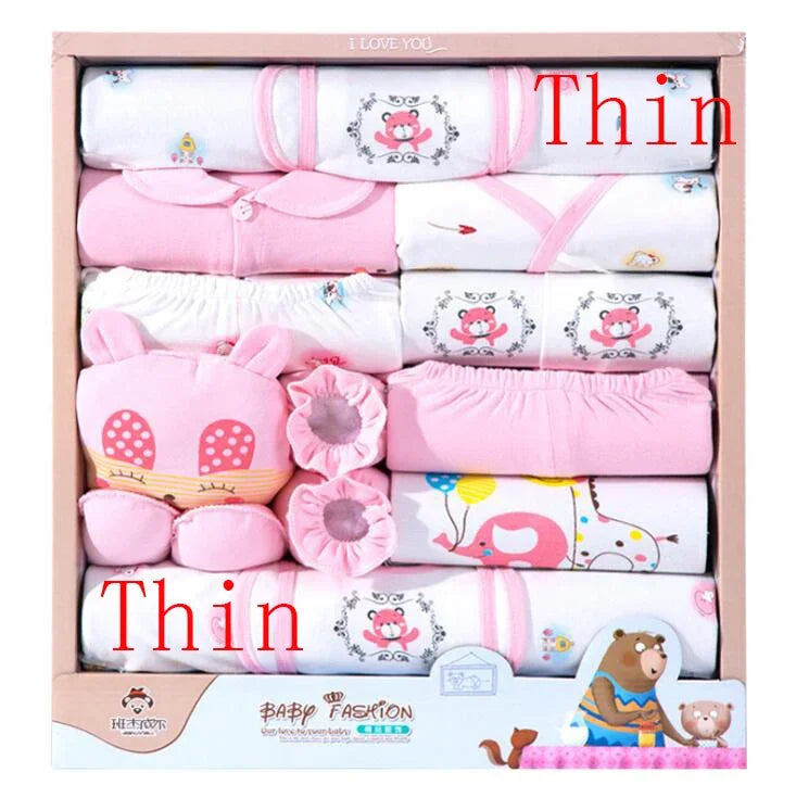 18pcs/set Newborn Clothes Suits 0-6M Baby Clothing Sets Boys Girls Suit Cotton Baby Shower Gift Set New Born Clothes